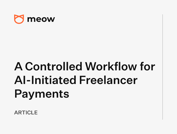 A Controlled Workflow for AI-Initiated Freelancer Payments