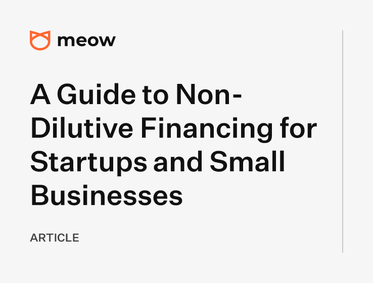 A Guide to Non-Dilutive Financing for Startups and Small Businesses