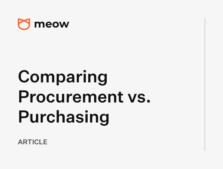 Comparing Procurement vs. Purchasing