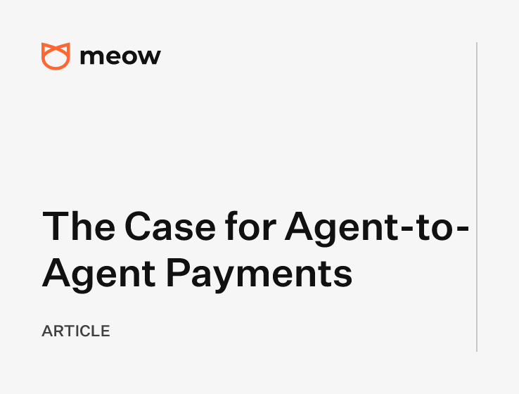The Case for Agent-to-Agent Payments